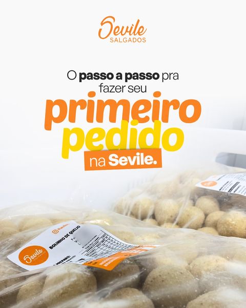 Post “O passo a passo pra fazer seu primeiro pedido na Sevile”, no Instagram da Sevile